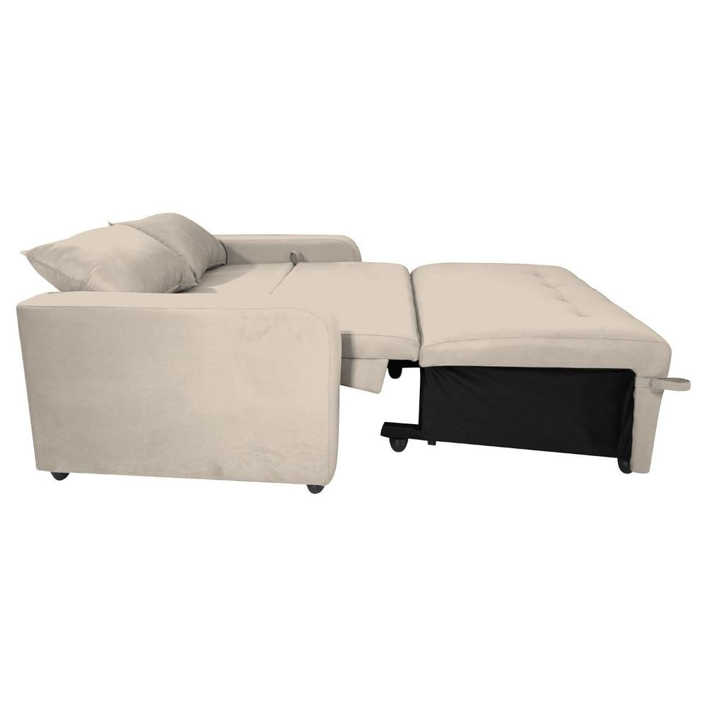 Miniatura Sofá Cama 2 Lugares Amora New Bege