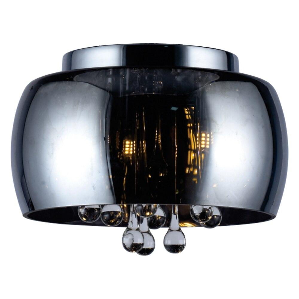 Miniatura Pendente Plafon Cristal Modaza Roma 300, Fume