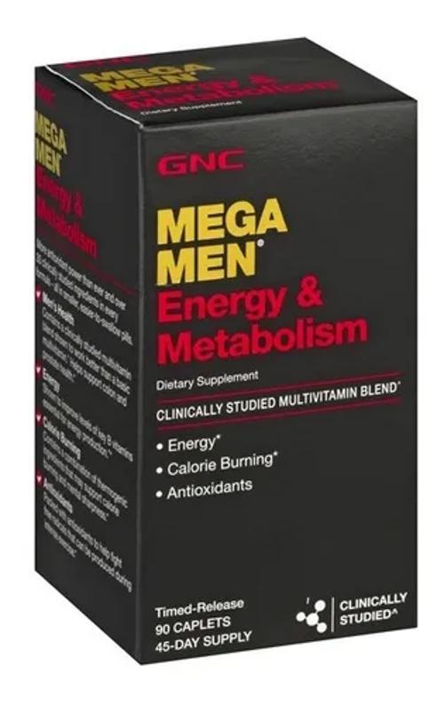 Miniatura Gnc Mega Men Energy & Metabolism Multivitamínico 90 Caps