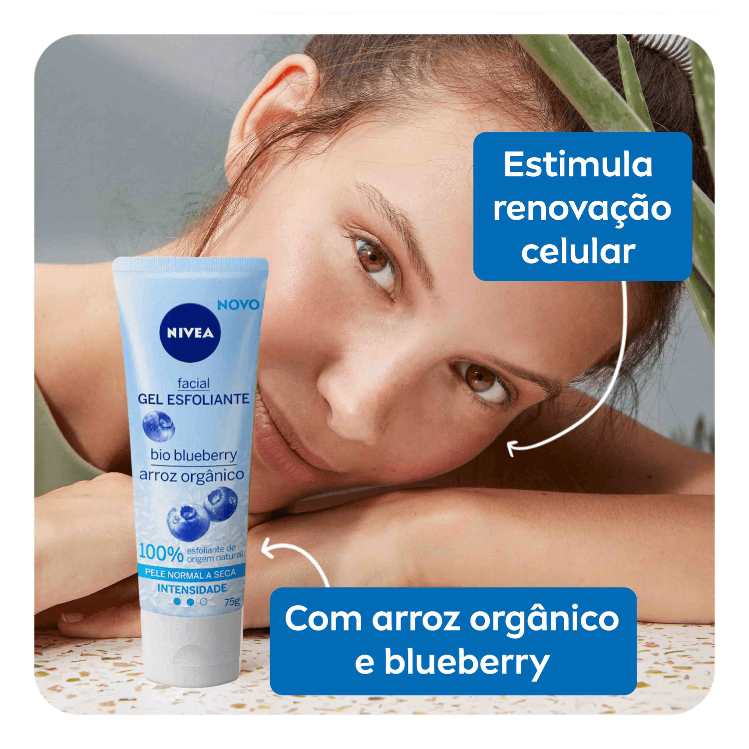 NIVEA Refrescante - Gel Esfoliante Facial 75ml