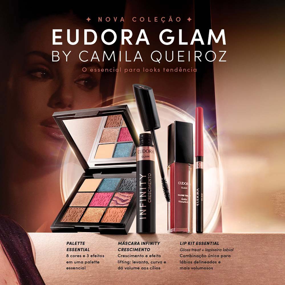 Paleta de Sombras Camila Queiroz by Eudora Glam Essential 1Un