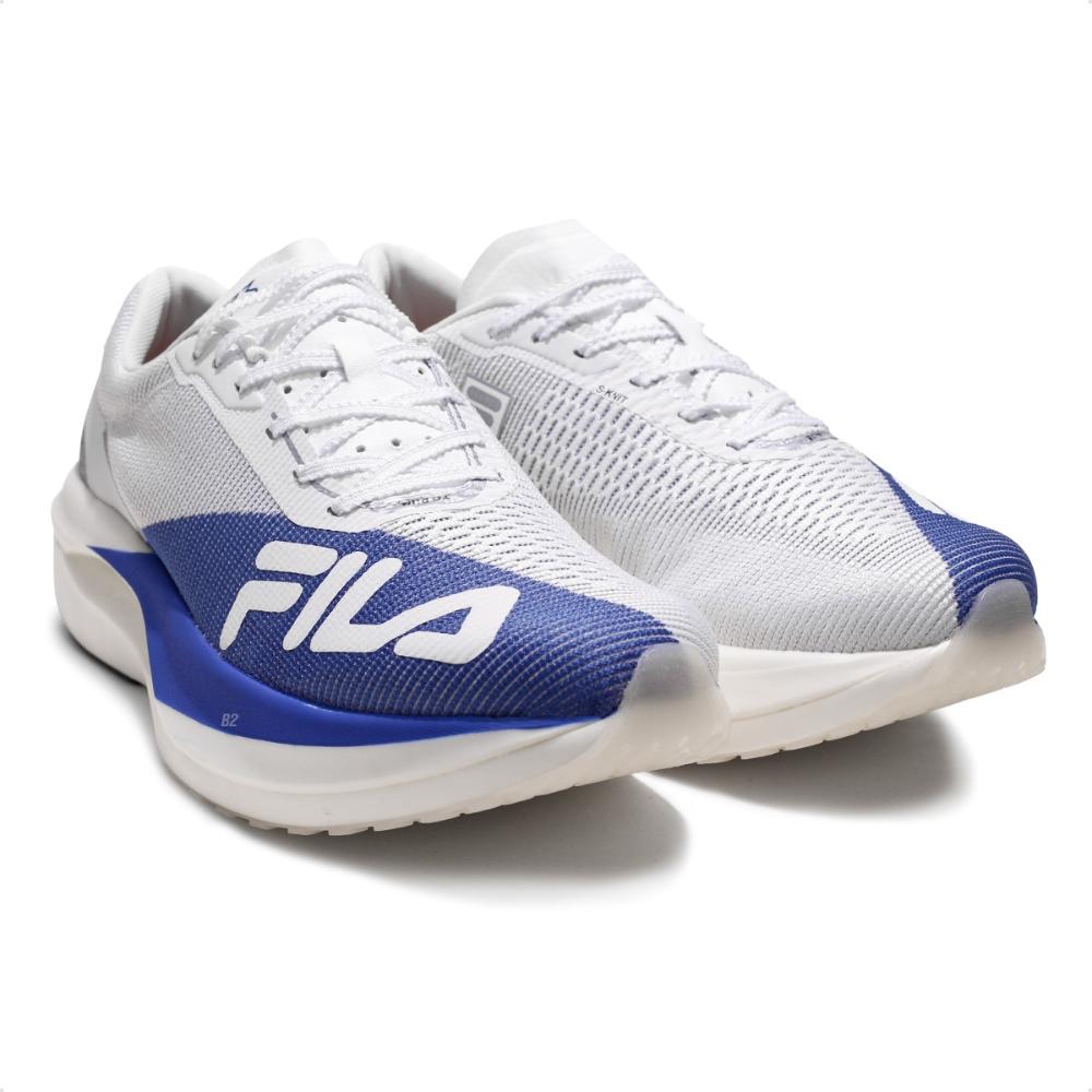 Miniatura Tênis Fila Racer Carbon 3 Masculino Branco / Azul - 38