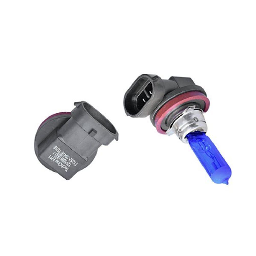 Miniatura Lâmpada Super Branca H11 12v 55w Xenon Look - Par