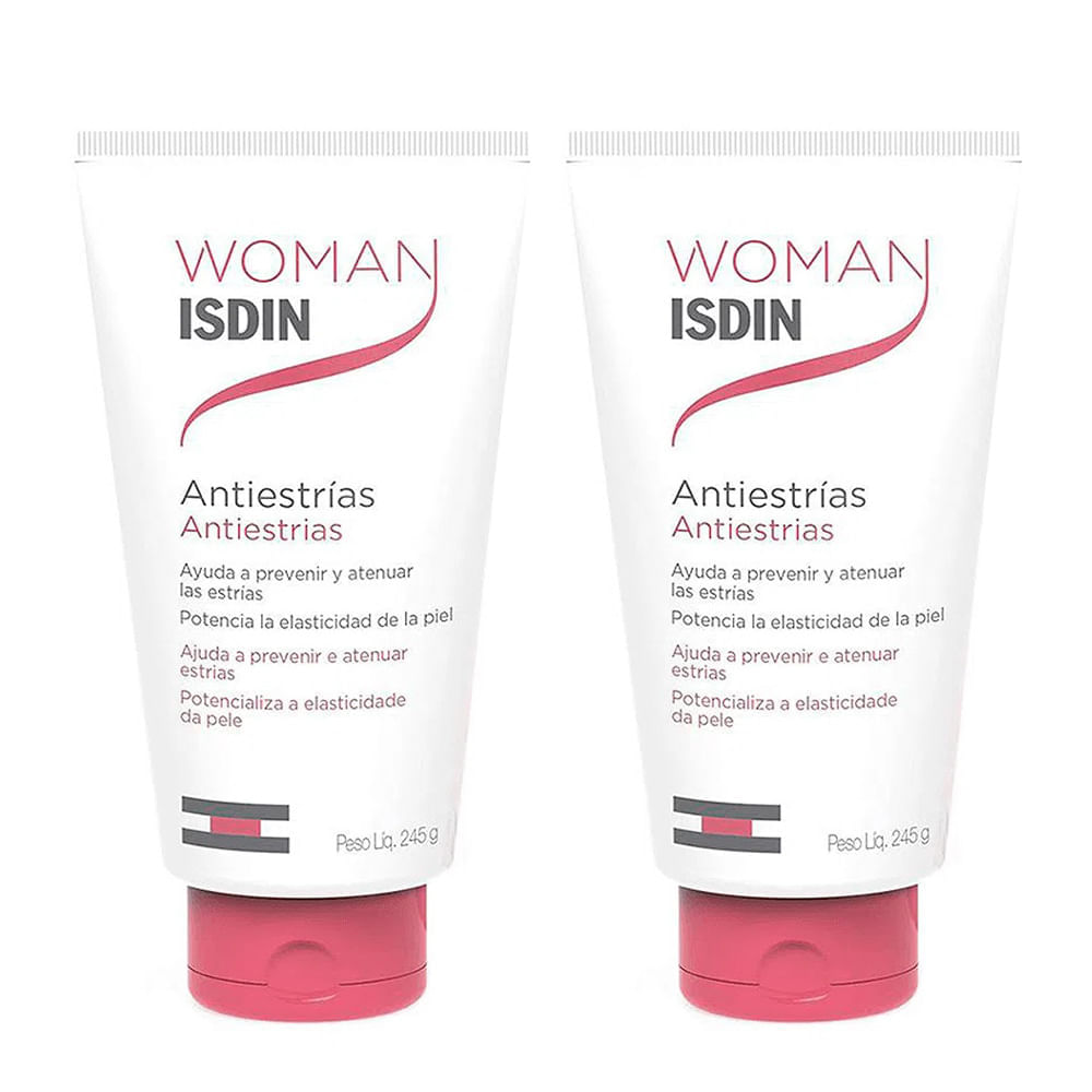 Miniatura Isdin Woman Kit com 2x Cremes Corporais Antiestrias Kit