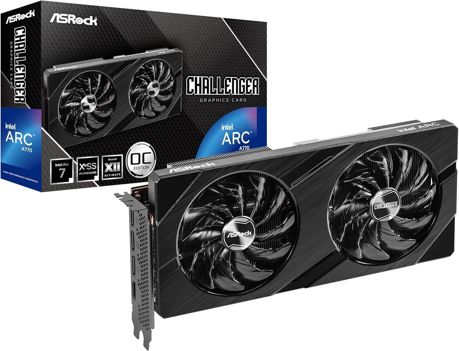 Miniatura Placa De Vídeo Asrock Intel Arc A770 Cl Se 16Gddr6 256-Bit