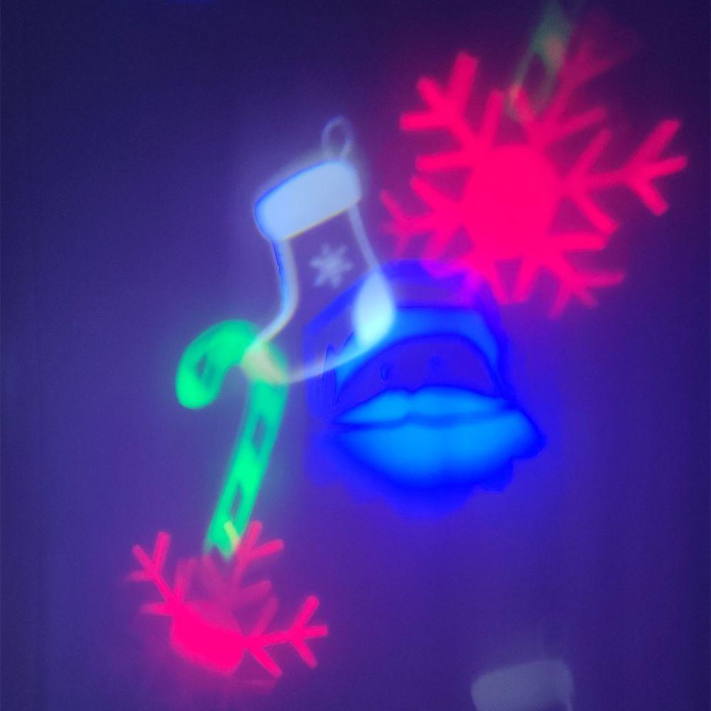 Miniatura Lampada Projetor Natal Led Natalino E27 Papai Noel Arvore De Natal Presente Decoraçao Enfeite Predio