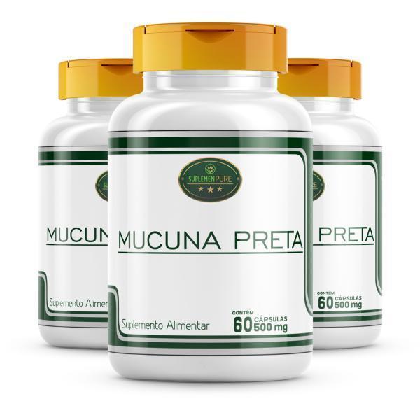Miniatura Mucuna Preta - Café Beirão - Cápsulas 500Mg 3 Potes