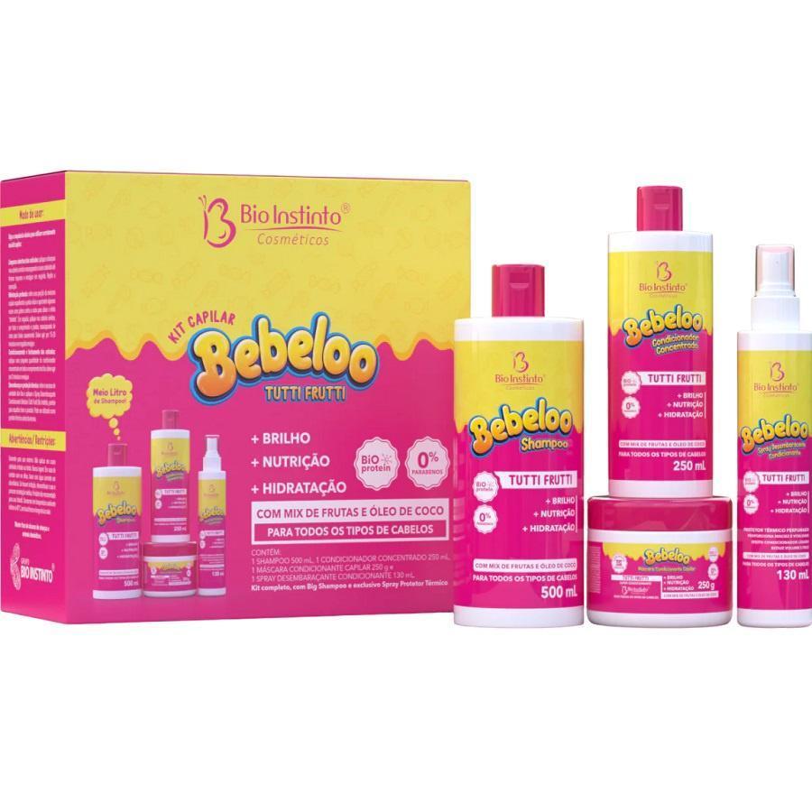 Miniatura Kit Capilar Bebeloo Tutti Frutti Shampoo Condicionador