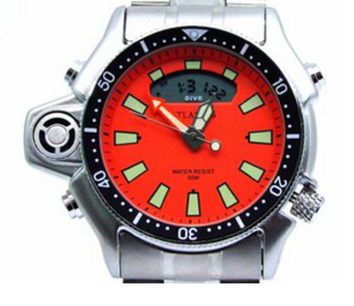 Miniatura Relógio Masculino Atlantis Sports Mr18012T Laranja