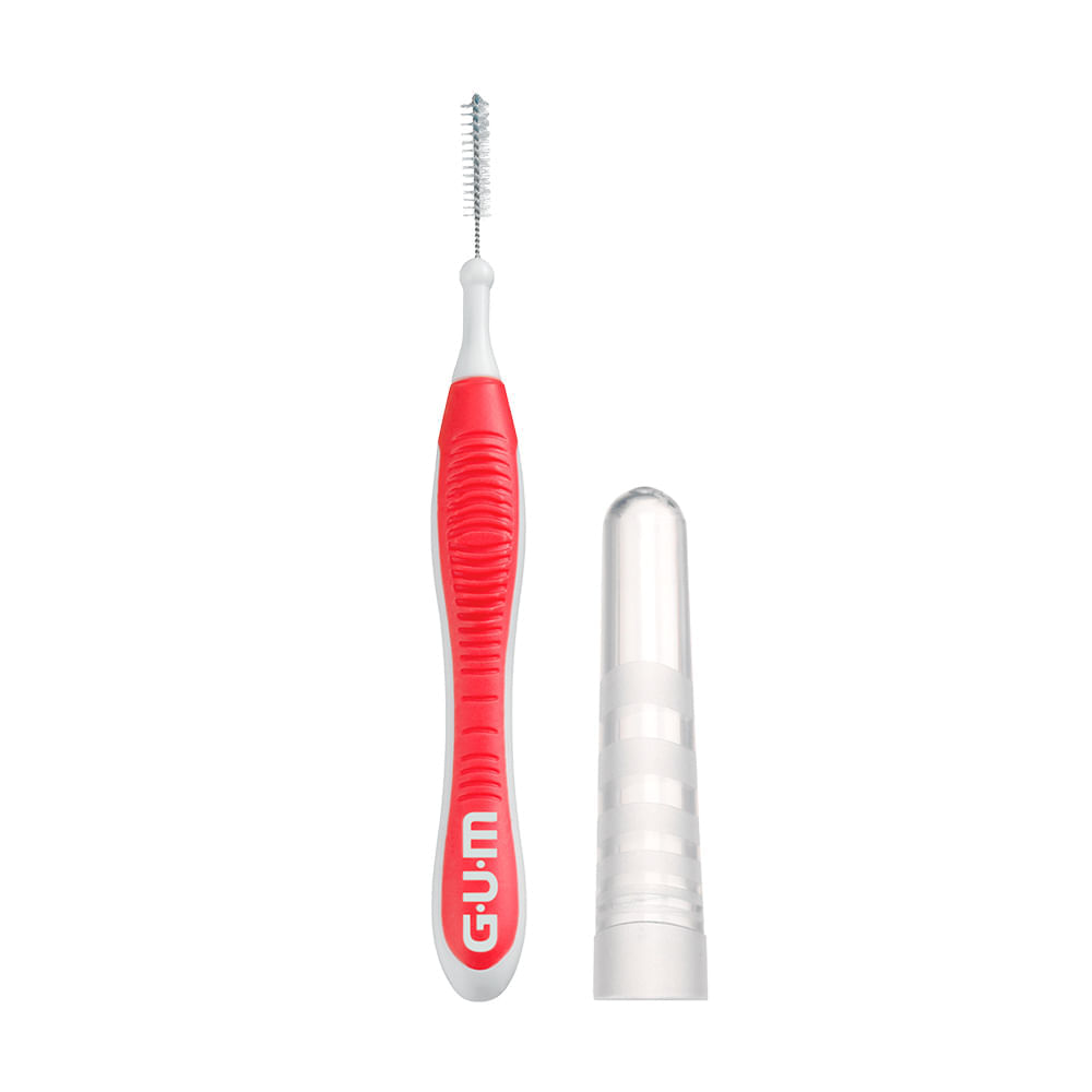 Miniatura Escova Interdental Gum Proxabrush 0,8mm Fino Cilíndro com 4 Unidades