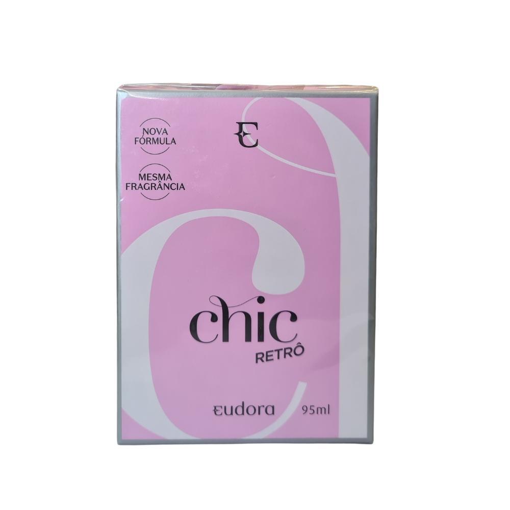 Miniatura Eudora Deo Colônia Chic Retrô 95ml Fragrância Floral Frutal