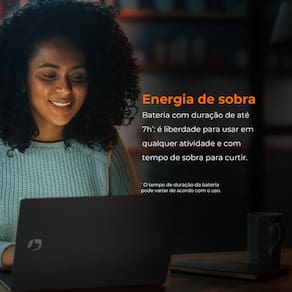 Notebook Positivo Vision Intel Celeron Dual Core 4GB 128GB eMMC Tela HD 14” Windows 11 + Microsoft 365 Personal Válido por 1 Ano - C14 Lumina BAR