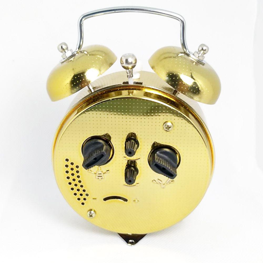 Miniatura Despertador Mecânico Vintage Retro Antigo Herweg 2370-208