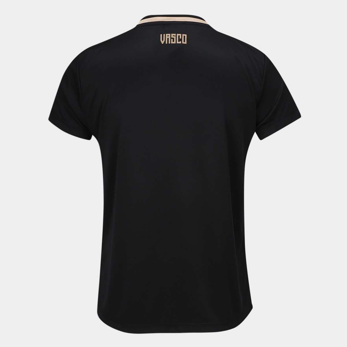 Miniatura Camisa Vasco Braziline Valor Feminina Preto - P