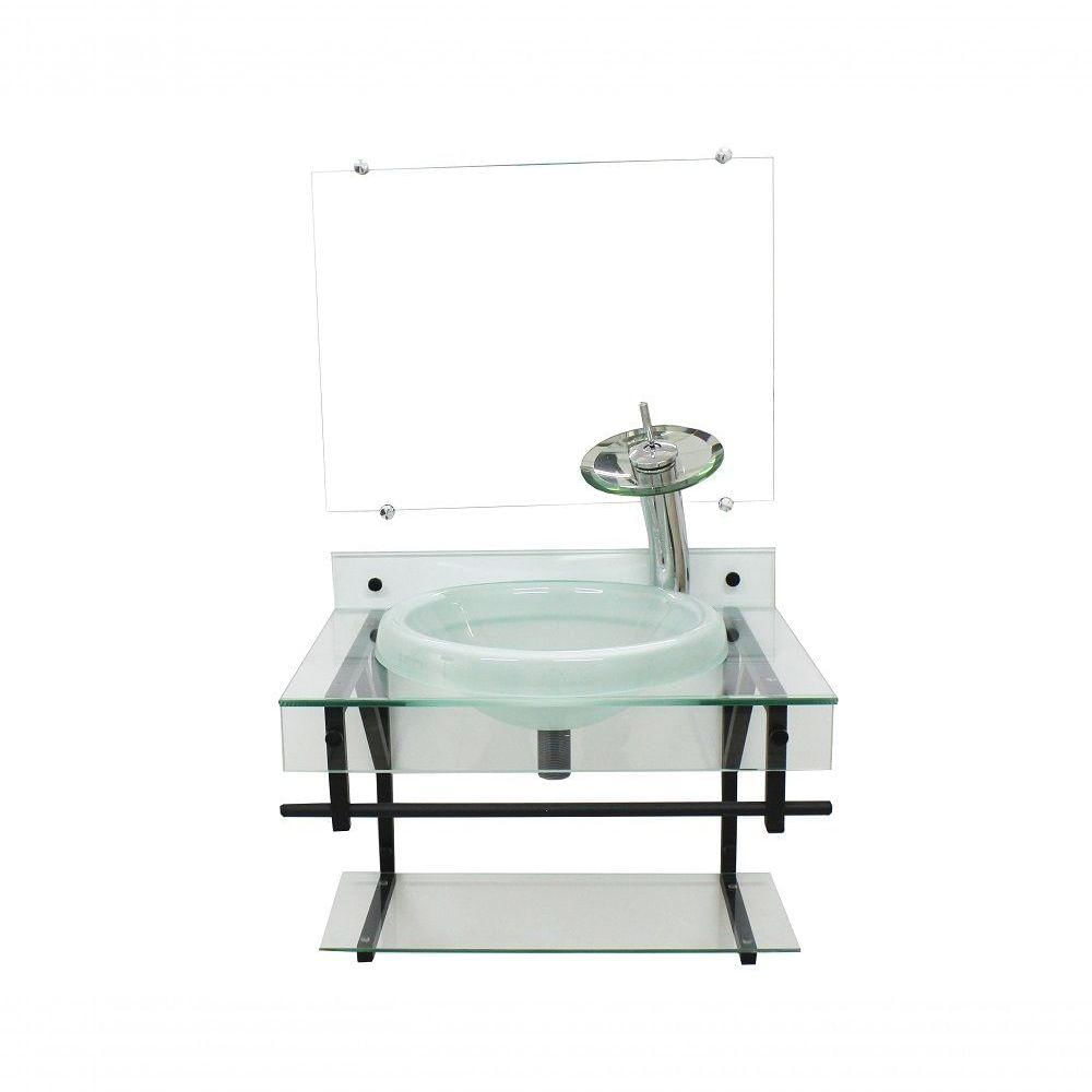 Miniatura Gabinete De Vidro Banheiro Cores E Tamanhos Variados Tamanho:40x40 Incolor