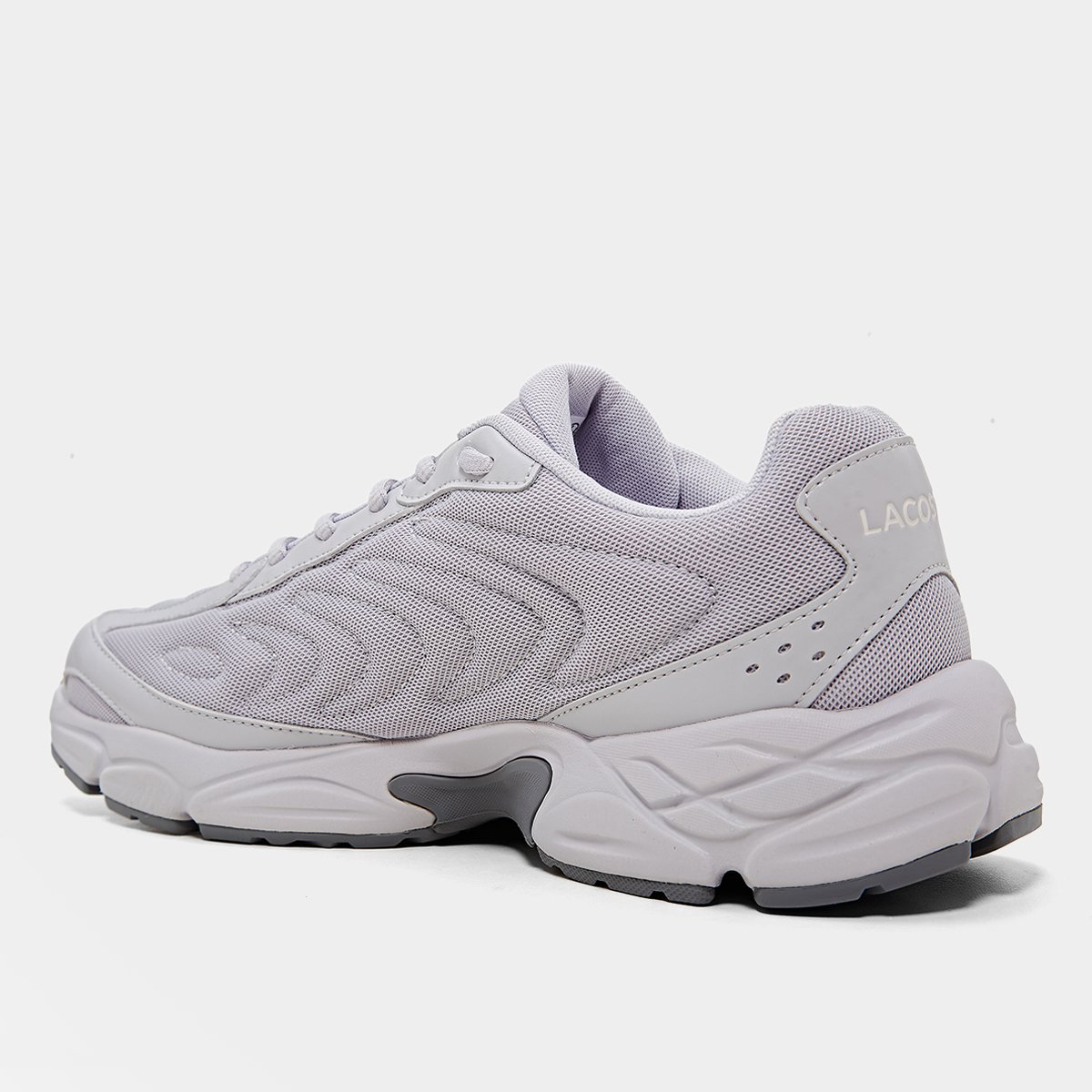 Miniatura Tênis Lacoste Storm 96 2K Lite Masculino Cinza+Branco - 38