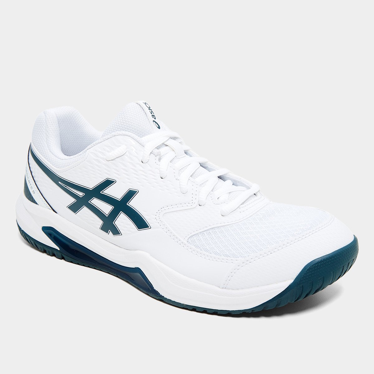Miniatura Tênis Asics Gel-Dedicate 8 Masculino Branco+Verde - 39