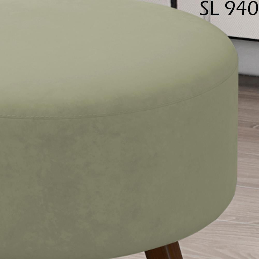 Miniatura Puff Puf Para Sala Pes Palito Small Veludo Sl 940 Peer Sl 940