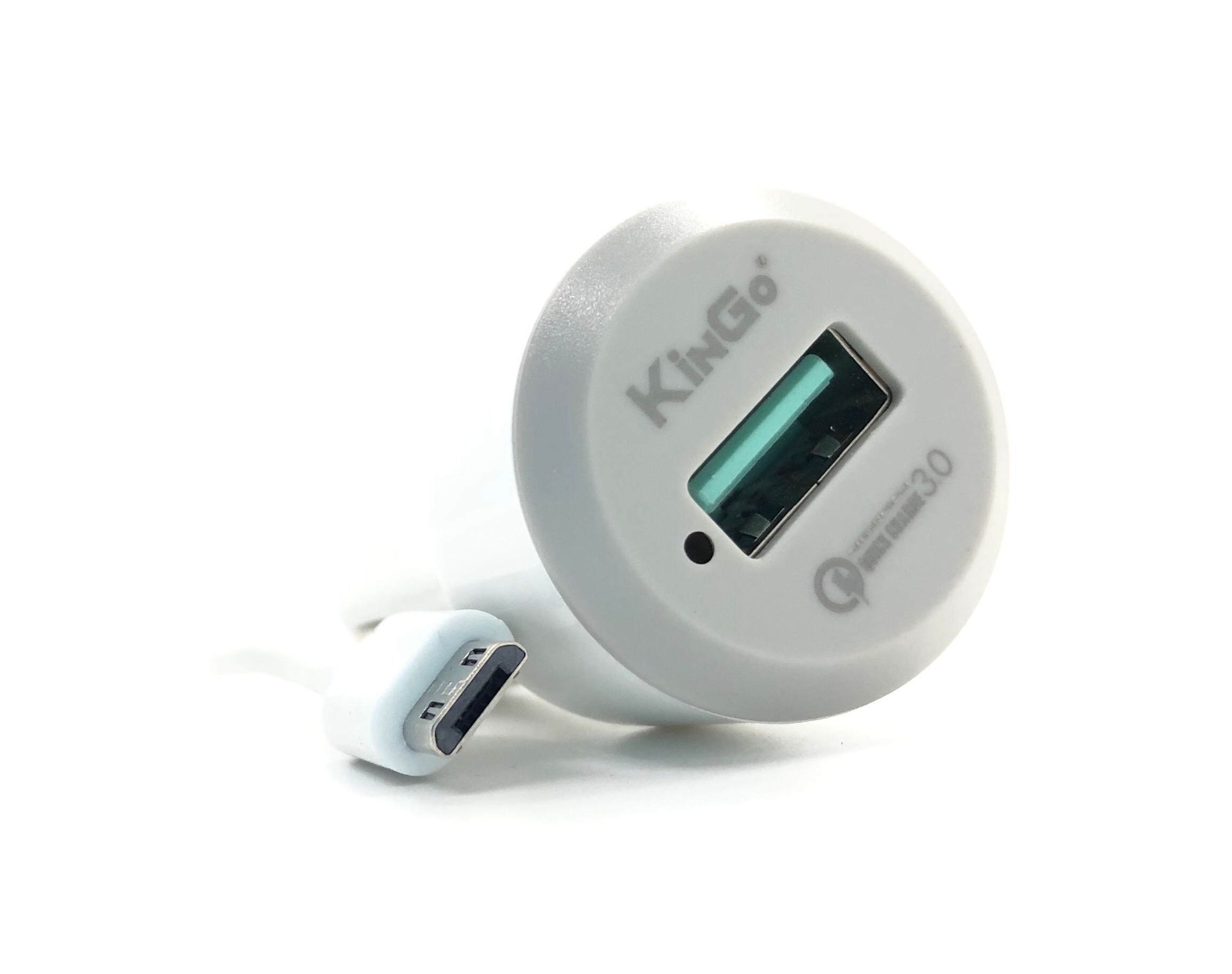 Miniatura Carregador Veicular Quick Charge C300 Turbo Micro Usb ( V8) Homologação: 158542114373
