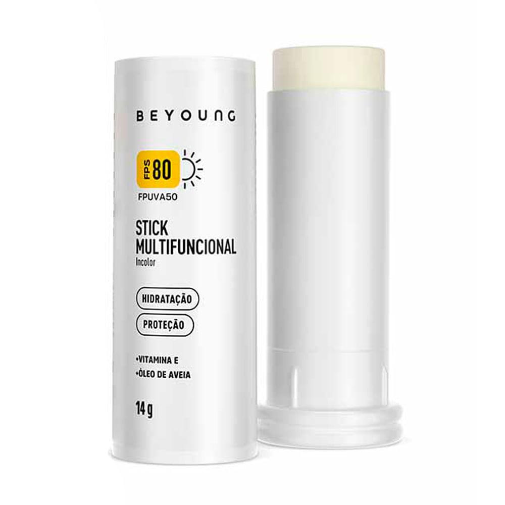Miniatura Beyoung Stick Multifuncional FPS 80 Incolor 14g