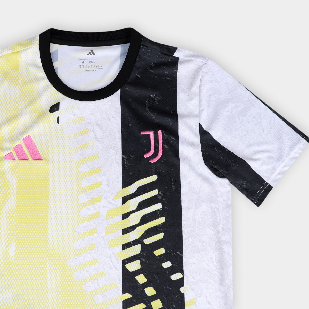 Camisa Juventus 25/26 Pré Jogo Adidas Masculina Amarelo+Preto - EGG