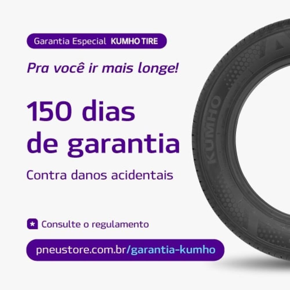 Miniatura Jogo 2 Pneus Kumho Aro 14 Sense KR26 175/65R14 82H