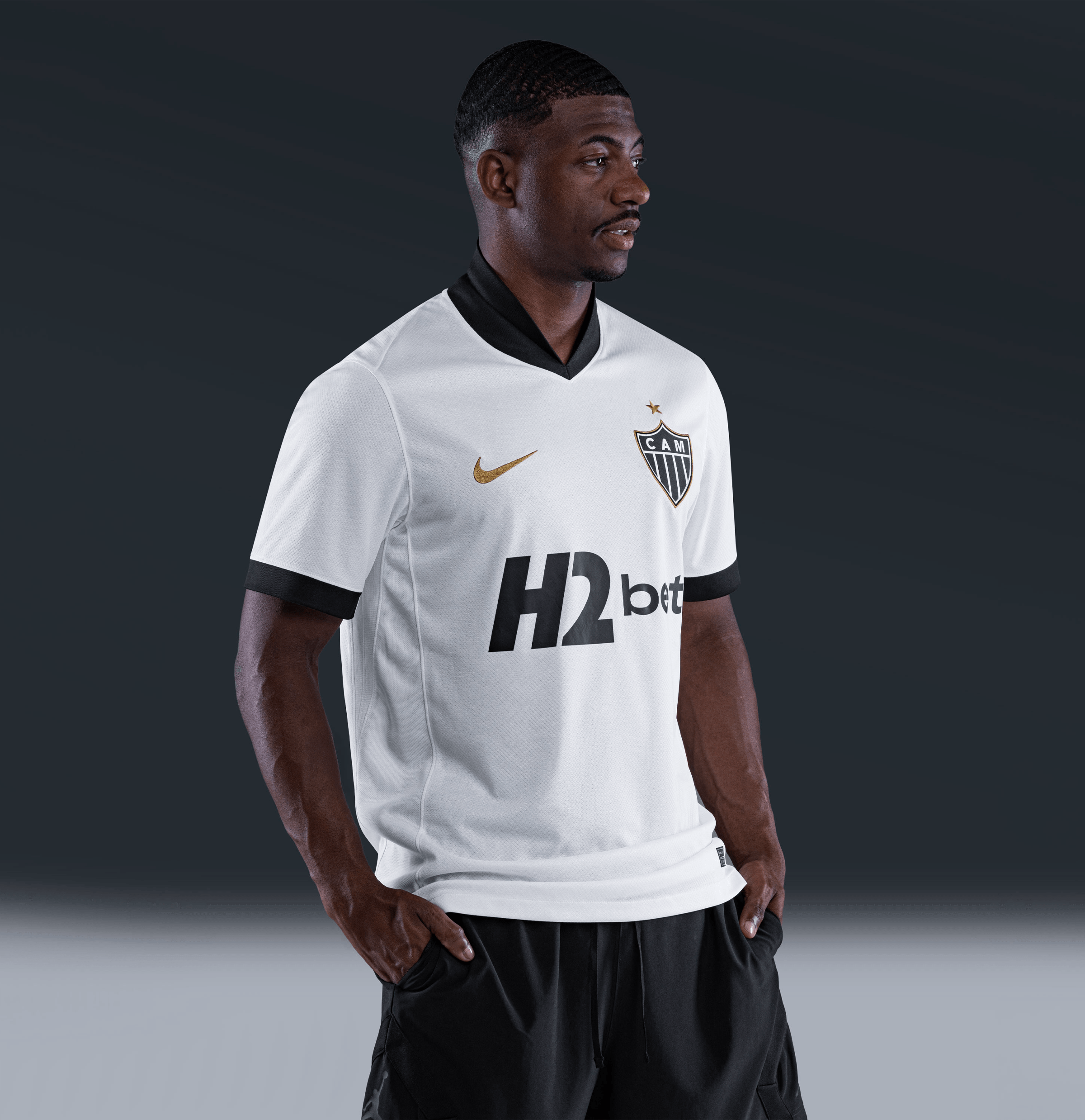 Camisa Masculina Atlético Mineiro Nike II 2026 Torcedor 2GG