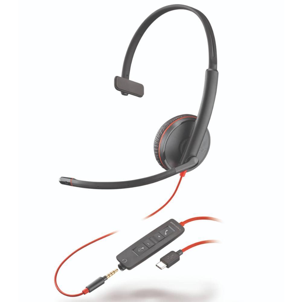 Miniatura Headset Blackwire C3215 Usb-C E 3.5Mm Plantronics Poly