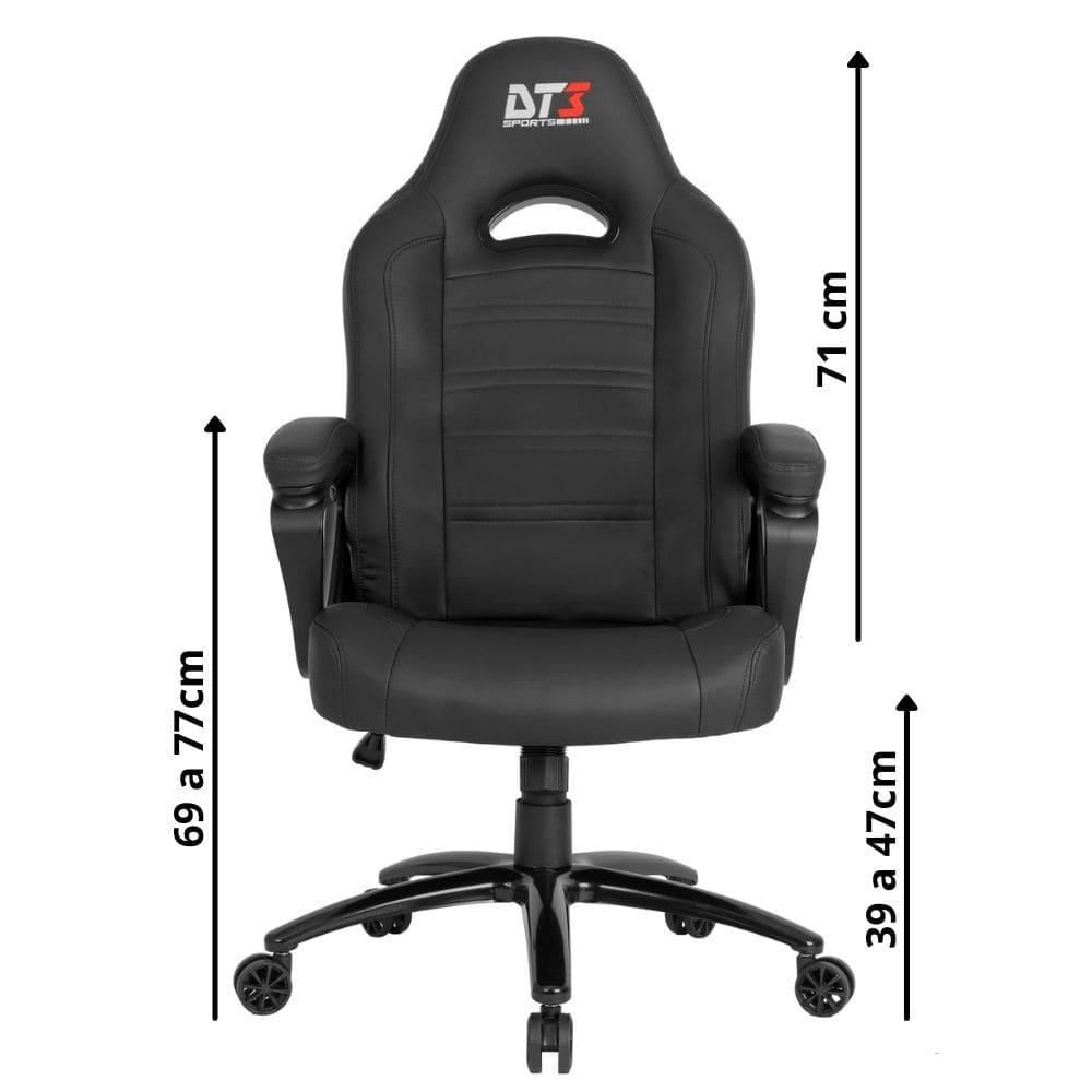 Miniatura Cadeira Gamer Escritório Profissional Dt3Sports Gtx - Black