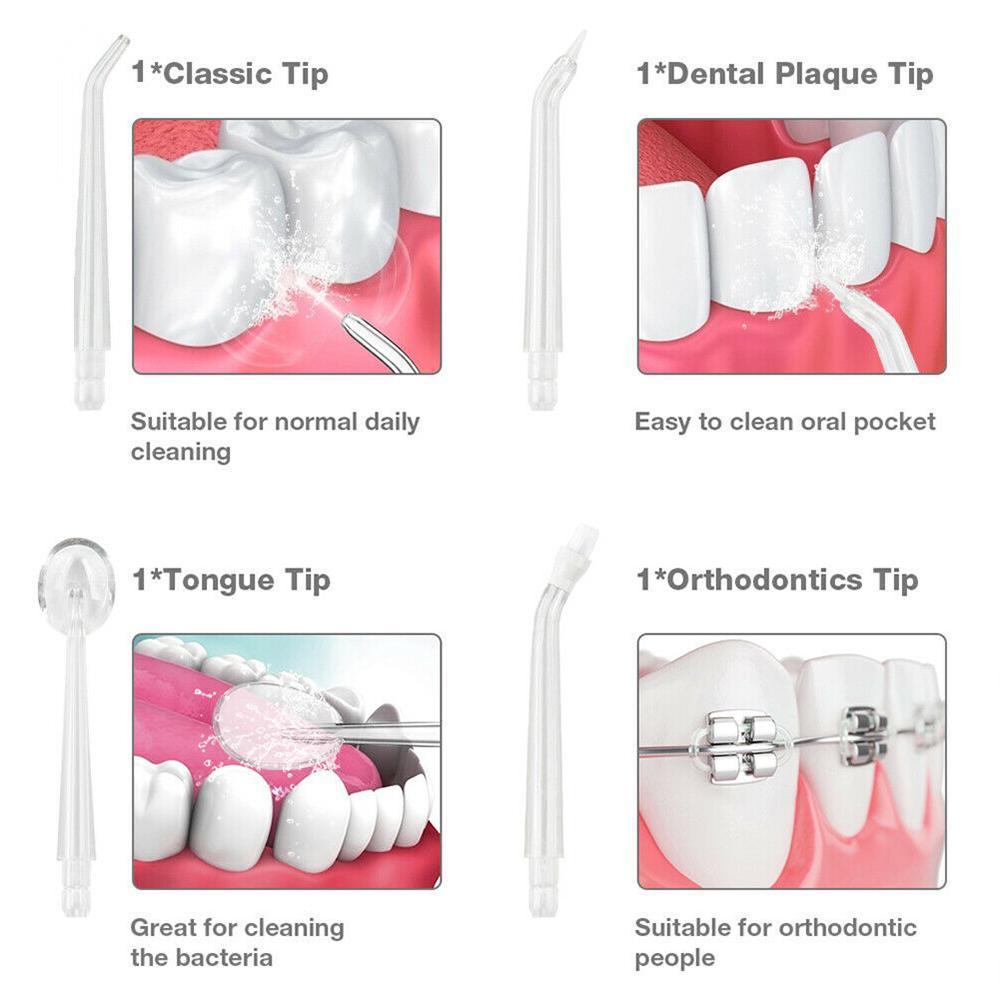 Miniatura Irrigador Bucal Elétrico Portatil Jato Água Limpador