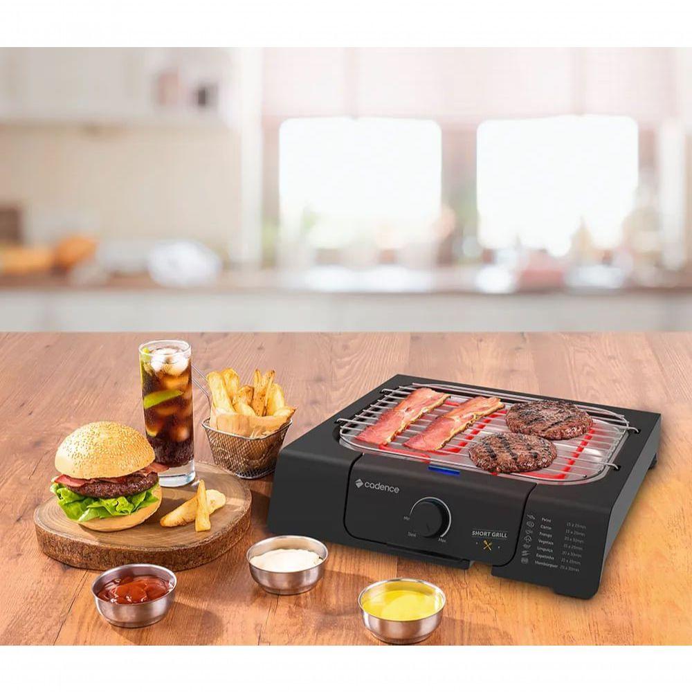 Churrasqueira Elétrica Cadence Short Grill 220V
