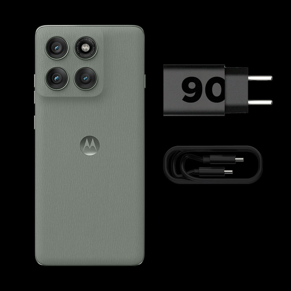 Miniatura Smartphone Motorola Edge 60 PRO 5G 512GB 24GB 12GB RAM+12GBTela Quad-Curve moto AI 50MP Sony Câmera IP68 + IP69 Cinza