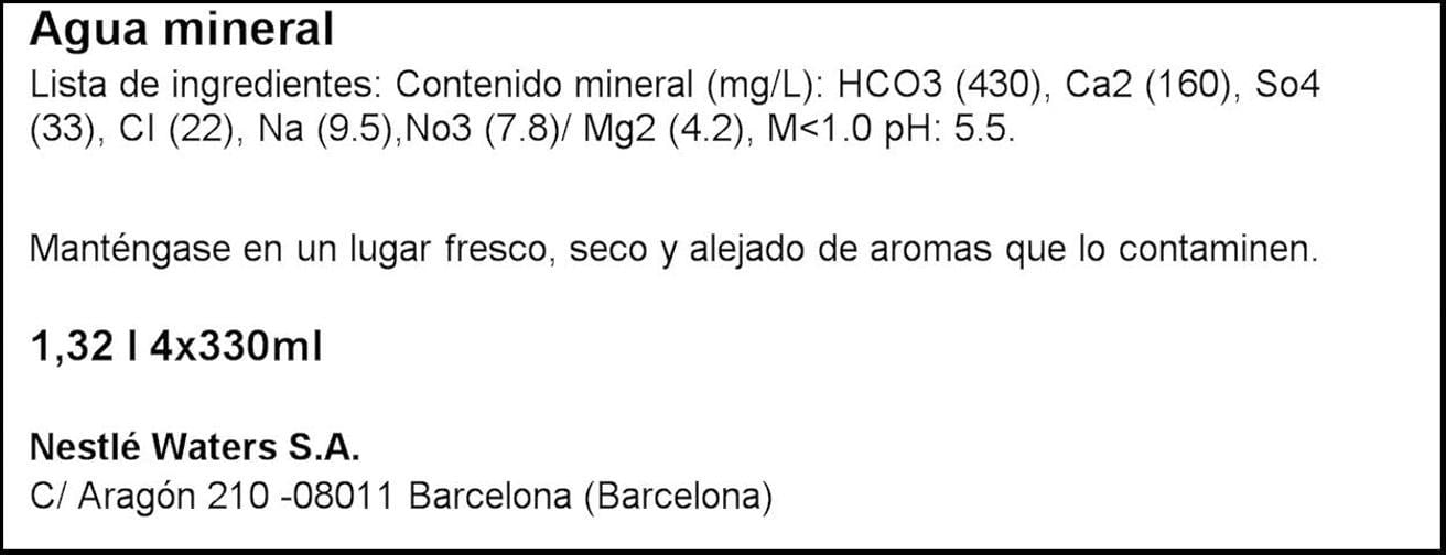 Miniatura Água Mineral Perrier Vidro 330Ml (24X)