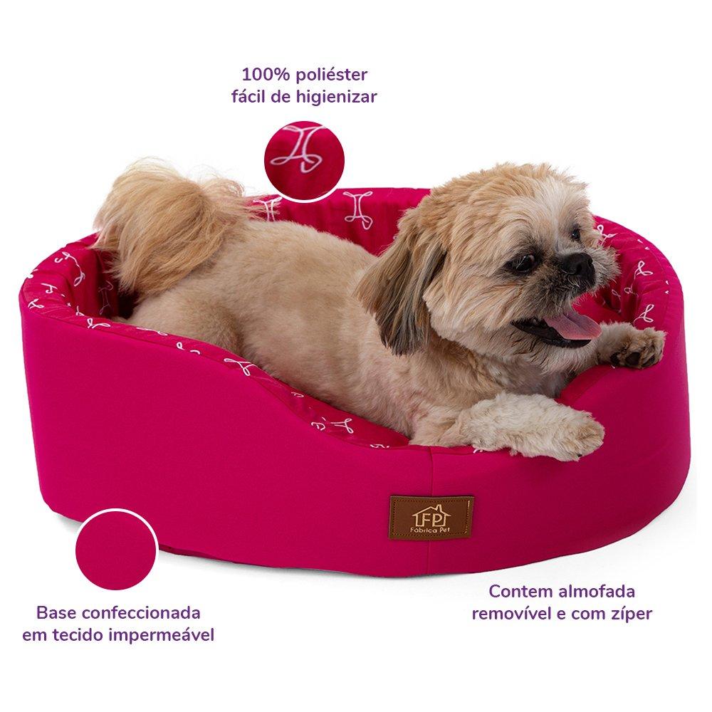 Miniatura Cama Europa Paris Fábrica Pet Pink - Tam. M