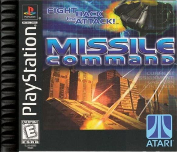 Miniatura Jogo Missile Command Ps1 Original Novo