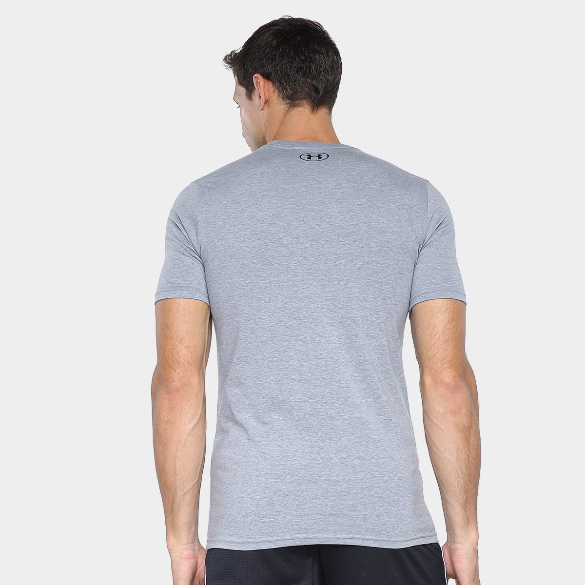 Miniatura Camiseta Under Armour Big Logo Fill Masculina Cinza - P
