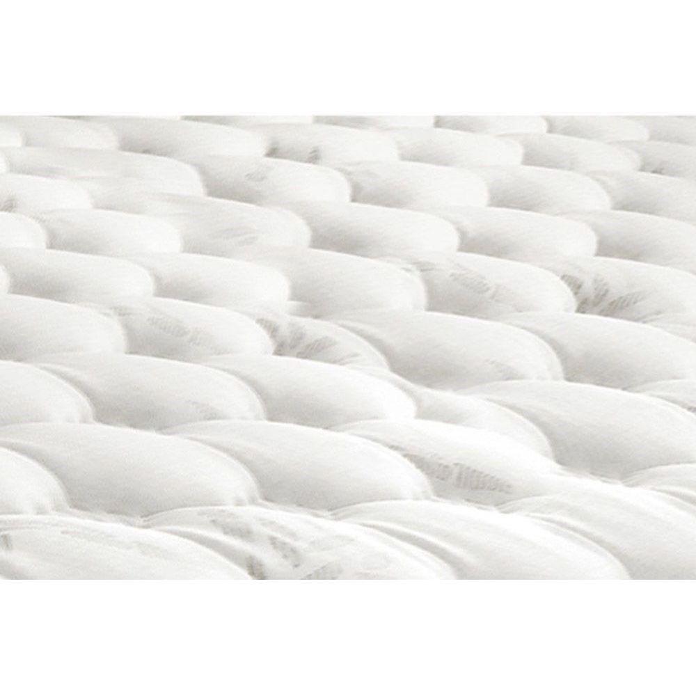 Miniatura Cama Box Baú Casal: Colchão Molas Pocket Ensacadas Castor Silver Star Air Double + Base Crc Suede Clean (138x188)