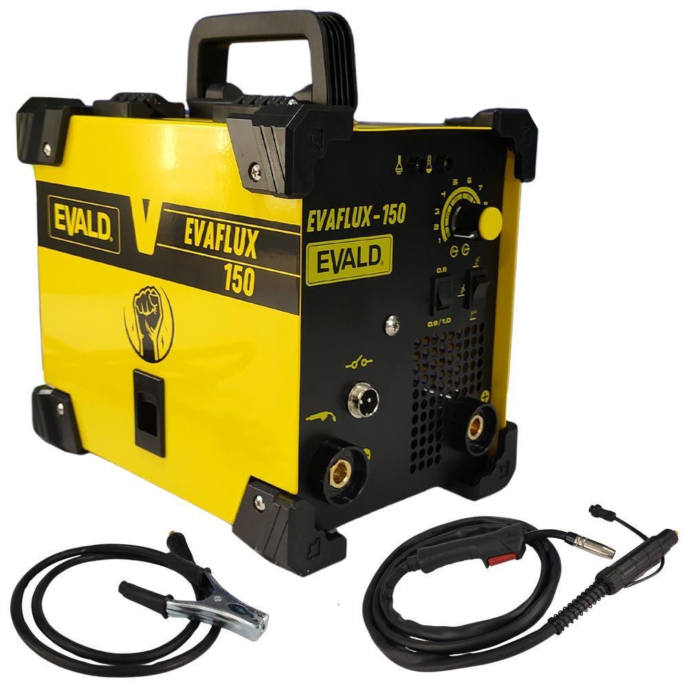 Máquina Solda Multiprocesso MIG sem Gás Sinérgica EVAFLUX-150 220V EVALD 220V