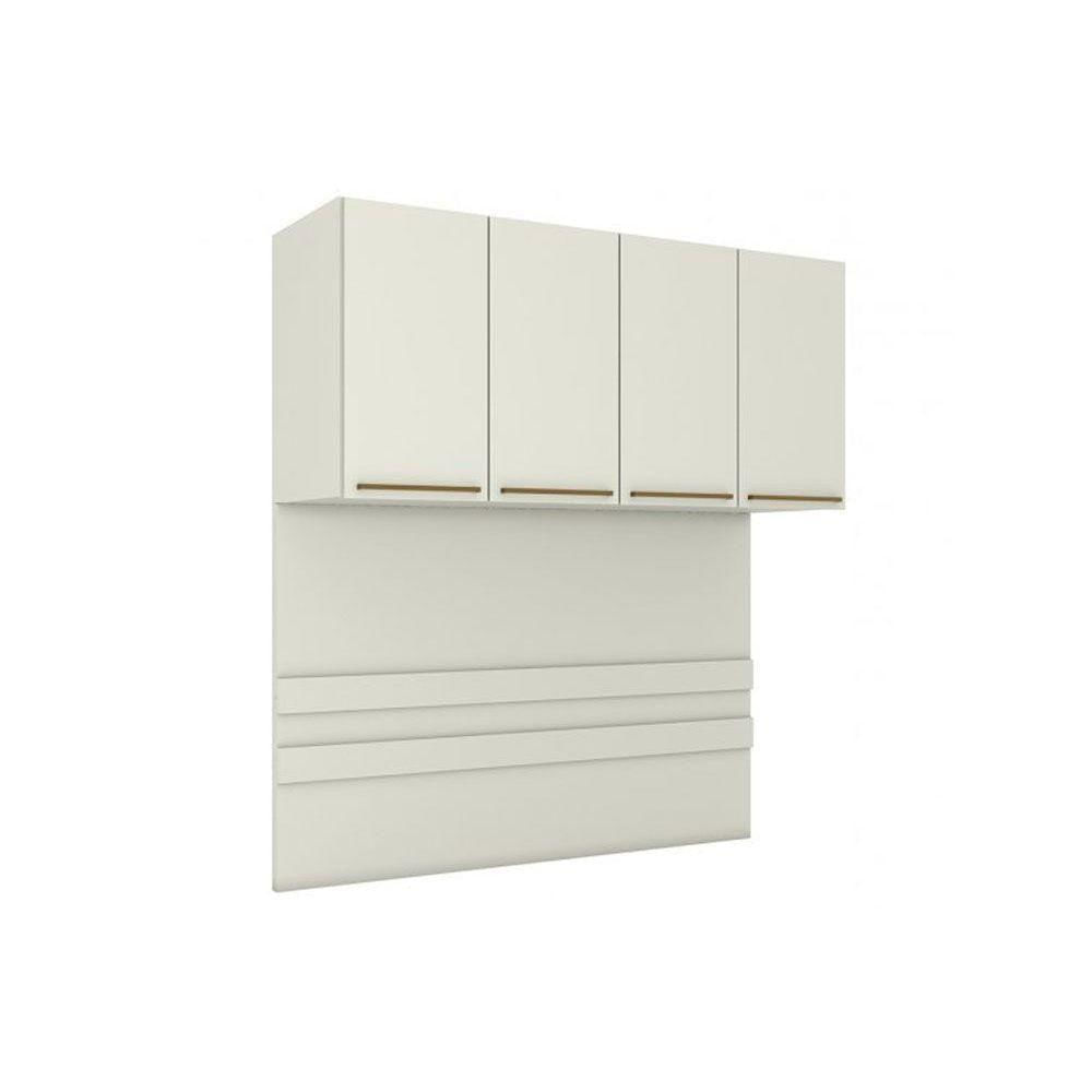 Miniatura Armário Ponte Modulado Aéreo Casal Mc11 Seletto C- 4 Portas Areia - Henn