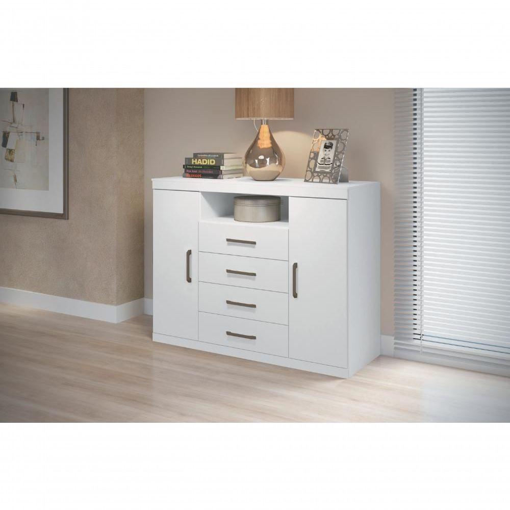 Miniatura Conjunto Guarda Roupa 3 Portas E Cômoda Chef Branco