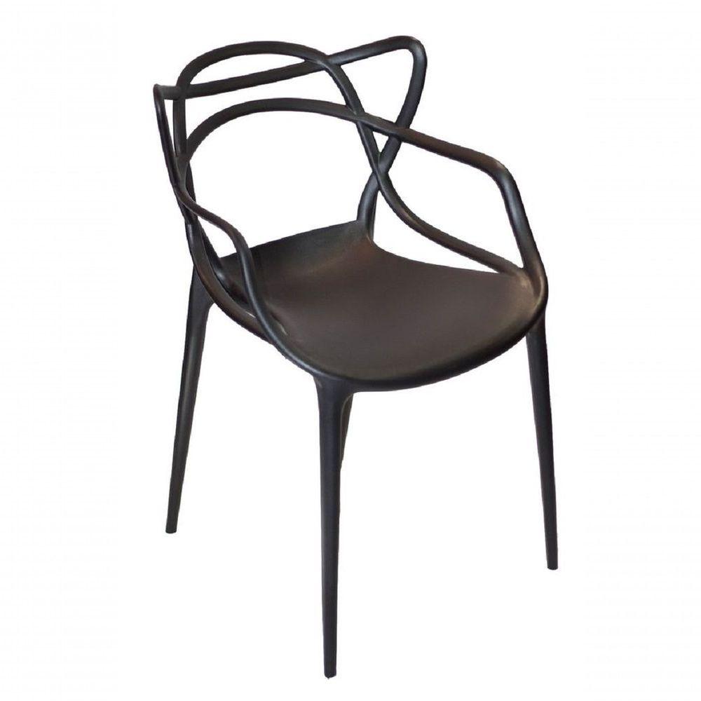 Miniatura Kit 2 Cadeiras Allegra Preta