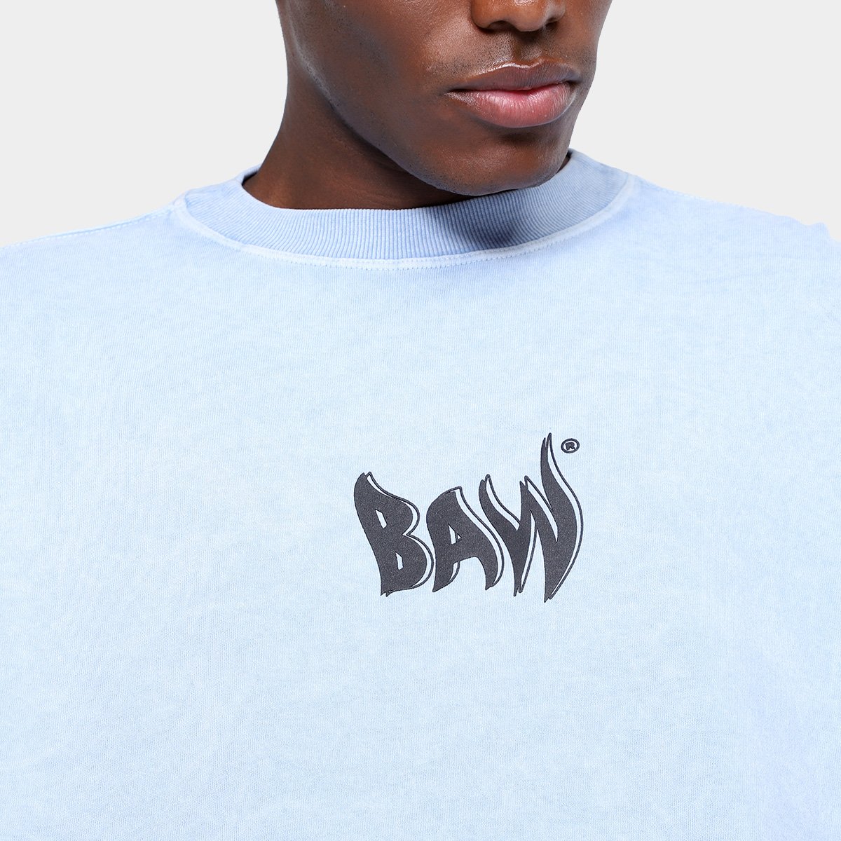 Miniatura Camiseta Baw Clothing New Over Weired Days Masculina Azul Claro - G