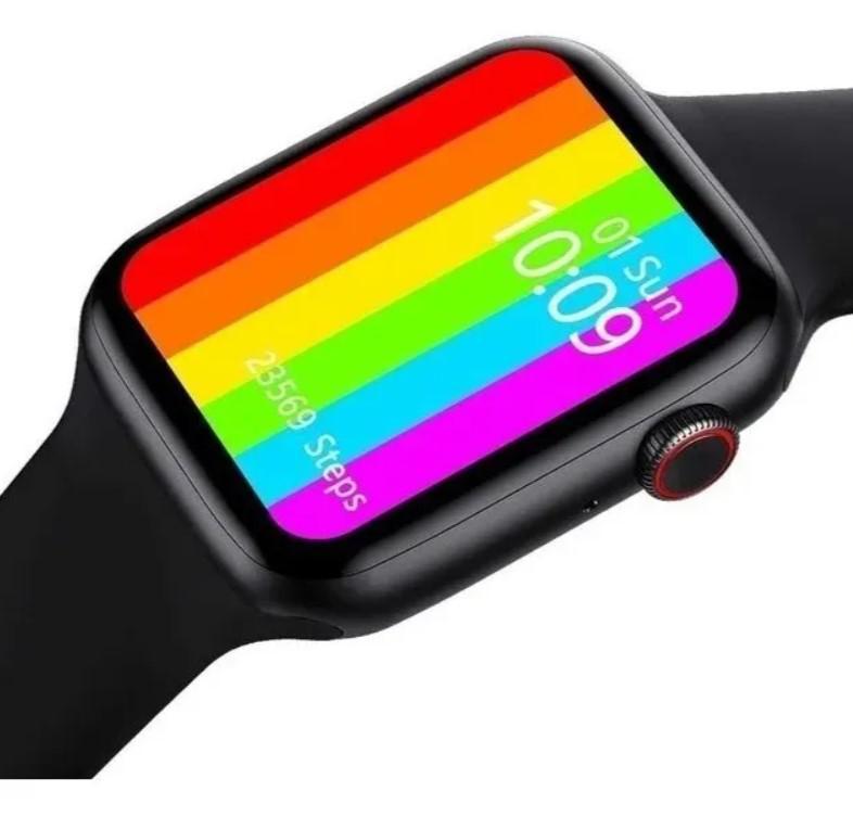 Miniatura Smartwatch Iwo 12 Lite W26 Troca Pulseira/Faz Ligação-Preto Homologação: 43571603030