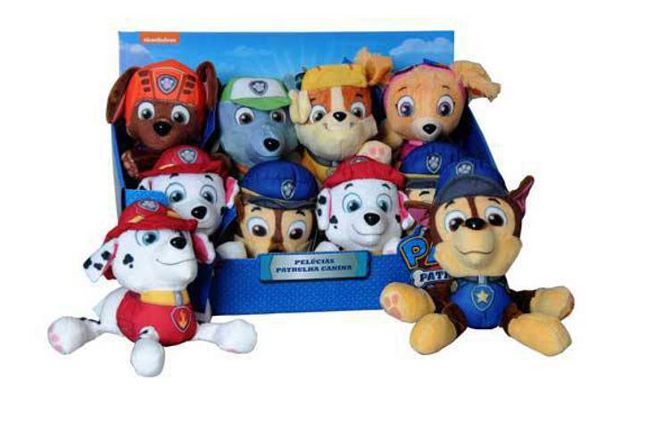 Miniatura Pelúcia Patrulha Canina Skye