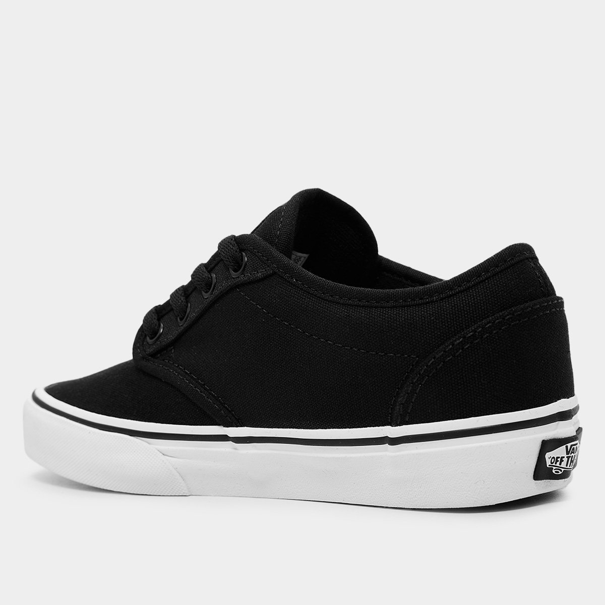 Miniatura Tênis Vans Atwood Feminino Preto+Branco - 34