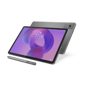 Miniatura Tablet Lenovo Idea Tab 11” Android 15 ZAFR0856BR MediaTek D6300 Wi-Fi 128GB 8MP Caneta Capa Protetora Luna Grey