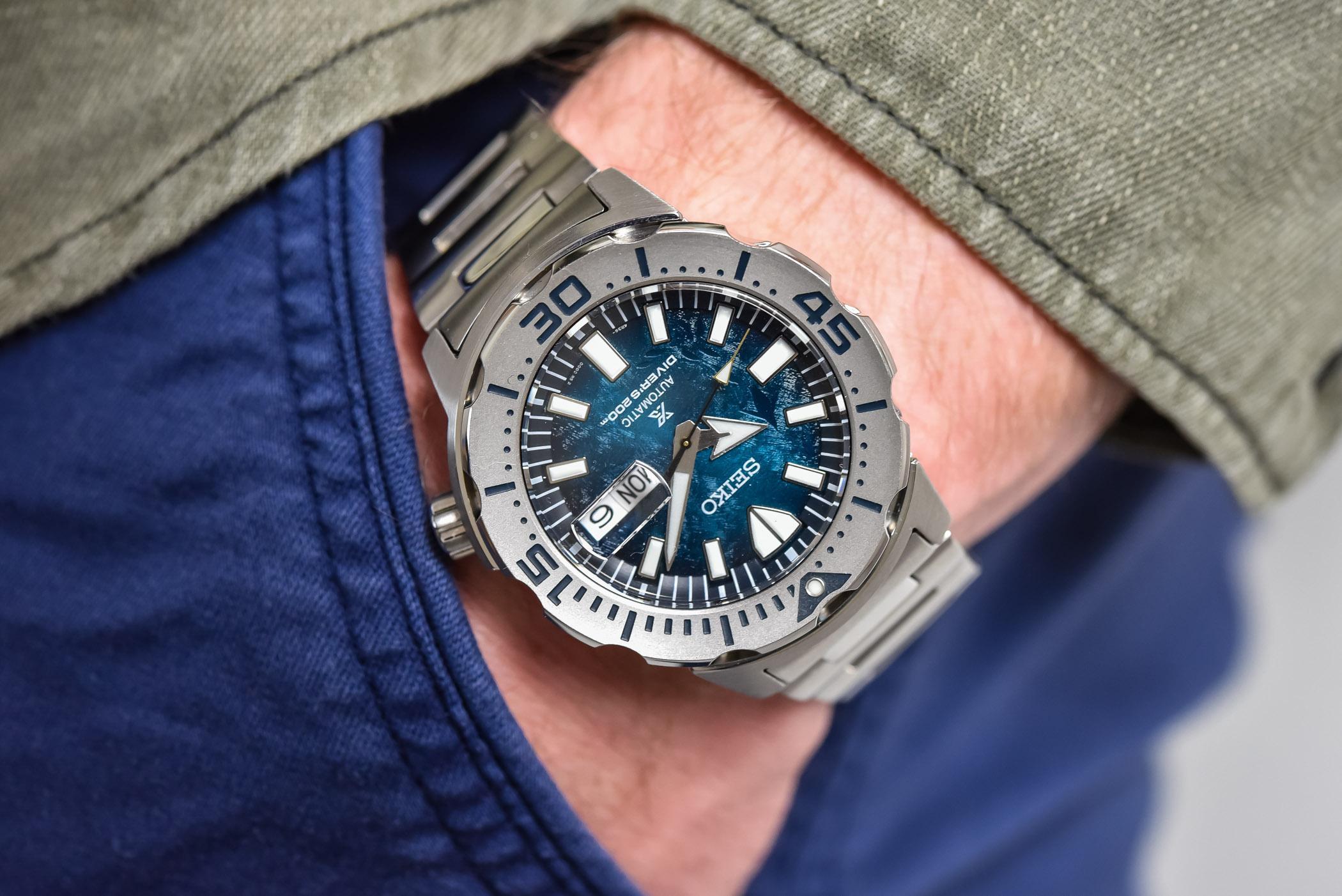 Miniatura Relogio Pulso Seiko Srph75K1 D1Sx Prospex Monster Penguin