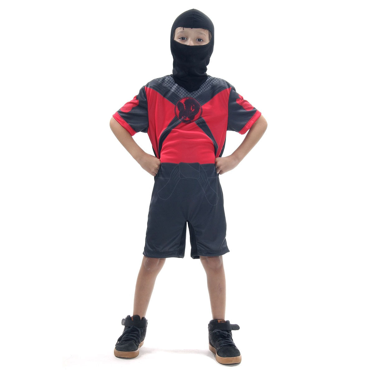 Miniatura Fantasia Guerreiro Ninja Infantil Curto G