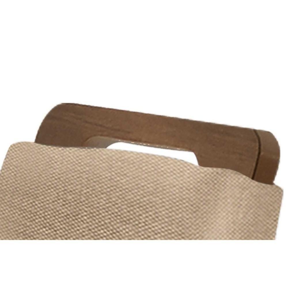 Kit 2 Cadeiras Sala Jantar Athenas Madeira 2 Un Capuccino-grafite - Rufato