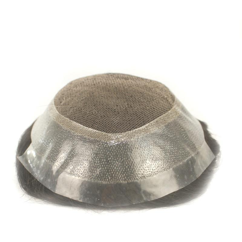 Miniatura Protese Capilar Híbrida D6N Tamanho 20X25 D=130%